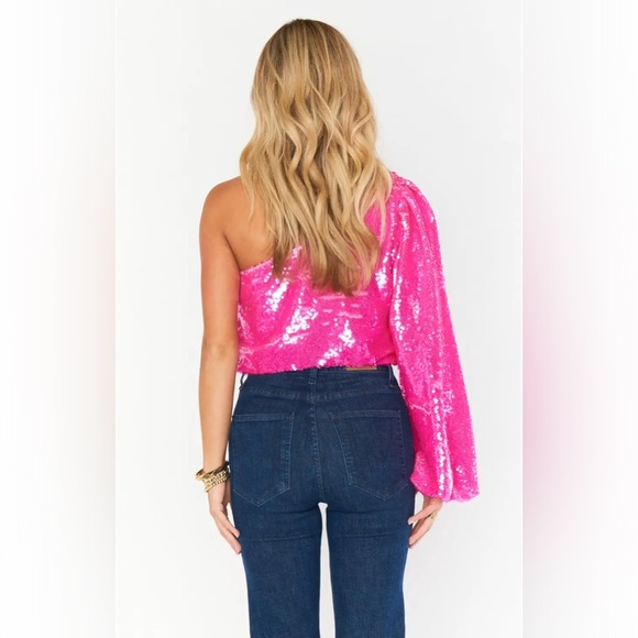 SALE! SHOW ME YOUR MUMU WOMEN'S SEQUINS LONG SLEEVE PARTY TOP - NWT - Picture 6 of 15